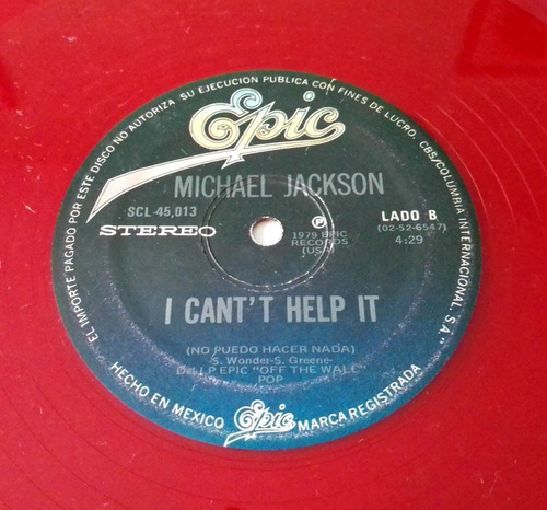 Michael Jackson Don't Stop 'til You Get Enough Single 70s (Usado)