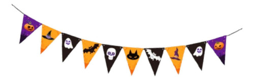 Pancarta De Halloween, Accesorio Único Bandera Triangular