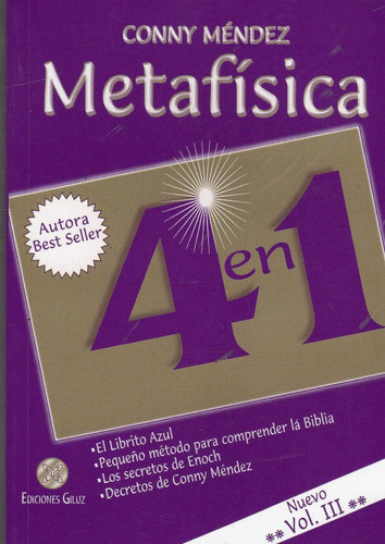 Libro: Metafísica 4 En 1 Vol 3 - Conny Méndez