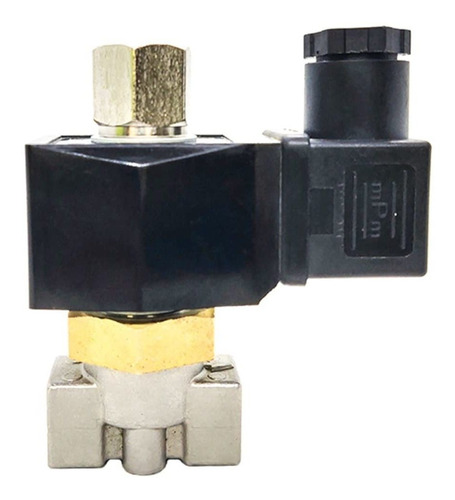 1 4  Valvula Solenoide Acero Inoxidable Normalmente Abierta