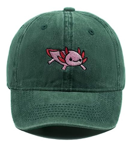 Gorra Vintage Rosa Axolotl Salamander, Lindo Sombrero De Pap