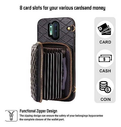Funda Tipo Bandolera Desmontable Furiet Para Oneplus 8 Pro O
