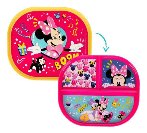 Plato Infantil 2 En 1 | Doble Vista | Disney - Minnie Mouse