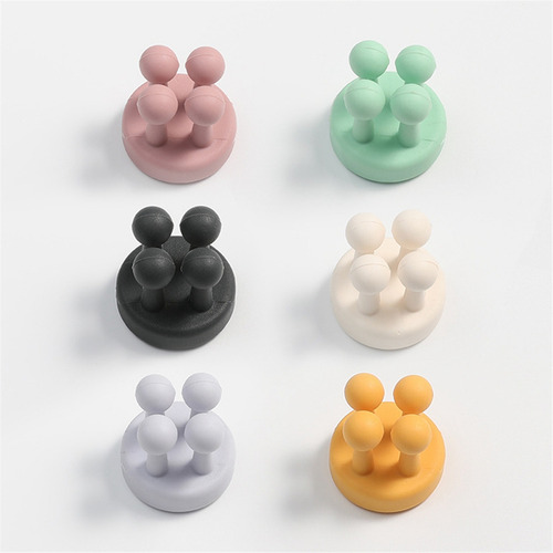 Soporte De Silicona Para Cepillos De Dientes, Gancho Multifu