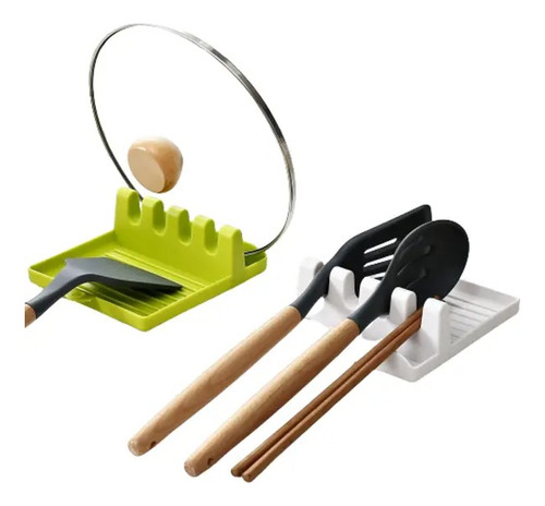 Organizador Cucharas Tapas Reposa Espatula Y Cuchara Cocina