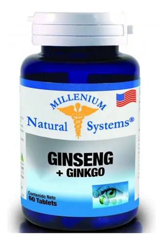 Ginseng + Ginkgo X 60 Tabletas