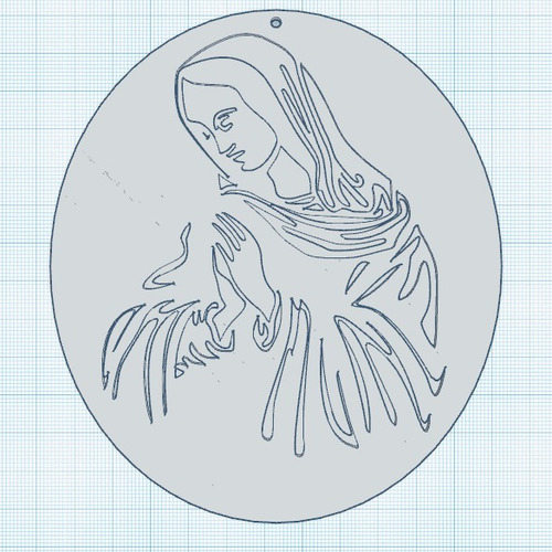 La Virgen Maria- Figura Plastica