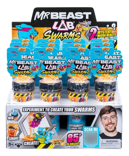 Swarms 2 Figuras Coleccionable Mr Beast Lab