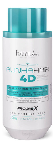 Forever Liss Alinhamento Capilar Completo Alinhahair 4d 300g