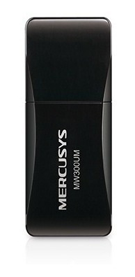 Imagen 2 de 3 de Adaptador Usb Inalámbrico Mw300um Mercusys N300mbps