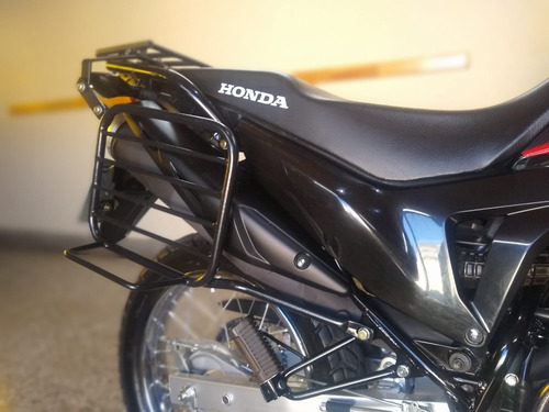 Soportes Laterales Para Alforjas Con Bases / Honda Xr 190 L Negro