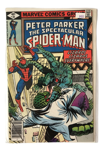 Peter Parker Spectacular Spiderman 34 Marvel Comics 1979