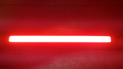 Barra Led Cob Premium Color Rojo De Alto Brillo X Unidad