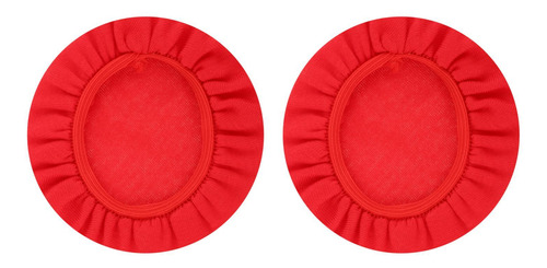 5 Fundas Para Auriculares Funda Antipolvo Suave 8cm Rojo