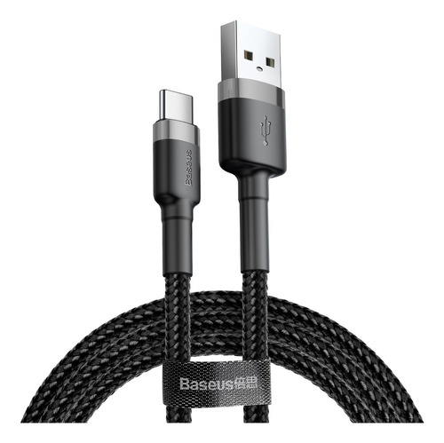 Cable Usb A Usb-c 3 Metros 2a Baseus Carga Rápida Reforzado