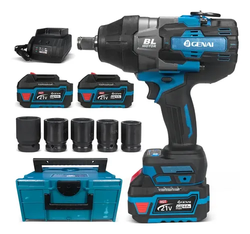 Poderosa Chave De Impacto 3/4'' Iigenai Para Caminhão 2000 N.m