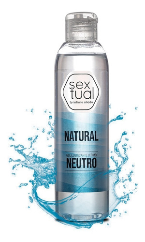 Gel Lubricante Neutro Sextual 200ml Base Agua Hipoalergénico