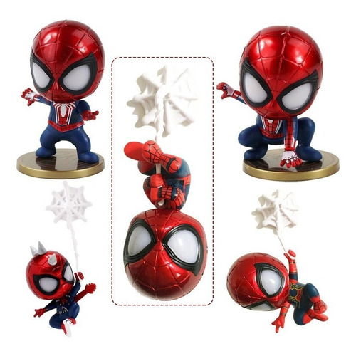 Marvel´s Spider Man Ps4 Ps5 Hombre Araña 5 Figuras Coleccion