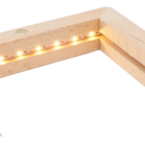 Para Marco De Fotos De Madera Marco De Fotos Led Luz De