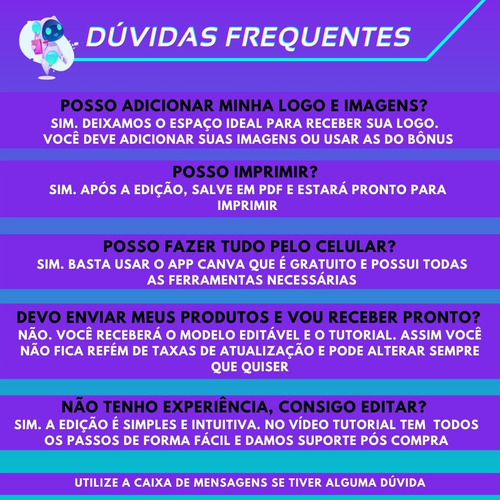 Cardápio De Lanches/ Pizza/ Açaí/ Bolo (para Editar No Cel)