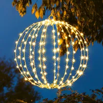 Comprar Hiboom Luz Bola Navidad Para Arbol 154 Led Colgante Esfera 8