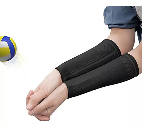 1 Par De Manguitos De Brazo De Voleibol Con Soporte Para Codo Para