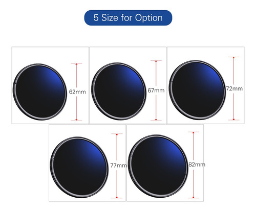 K&f Concept 67mm Ultrathin Variable Nd Filter Nd2 To Nd400
