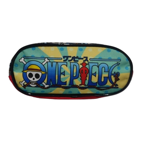Estojo Escolar Infantil Duplo Chenson One2401 One Piece Cor Azul