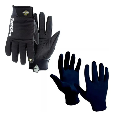 Guantes Moto Punto Extremo + 1° Piel Motos Coyote