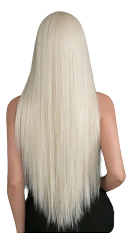 Peluca Lace Front Lineal Larga Rubia Importada Taurina