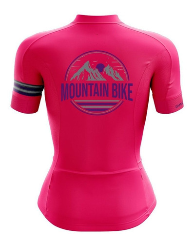 Imagem 2 de 2 de Camisa Damatta Ciclismo Mountain Bike Pink