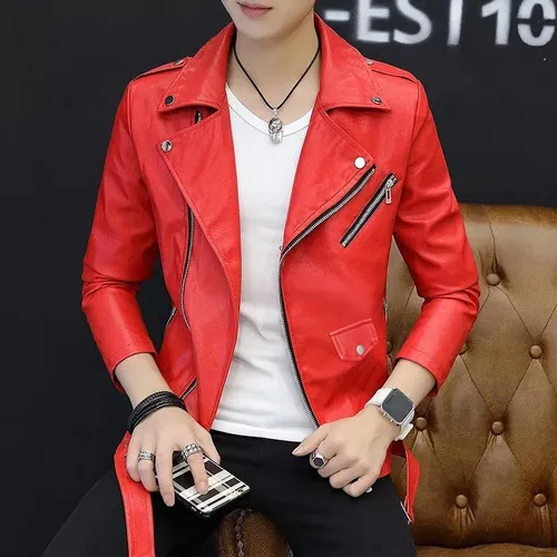 Biker roja hombre online
