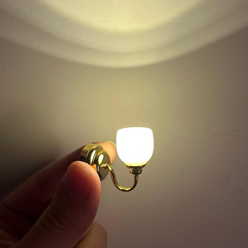 Lámpara De Pared A Escala 1: 12, Modelo De Lámpara De