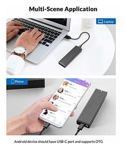 Carcasa Orico M.2 Nvme Ssd, Usb 3.1 Gen 2 (10 Gbps) A Nvm