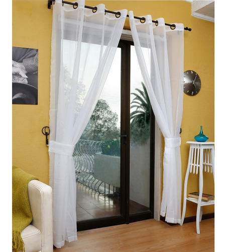 Set Velo Liso 4 Piezas Argollas