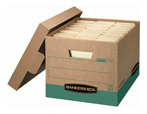 Bankers Box R-kive Cajas De Almacenamiento Resistentes,