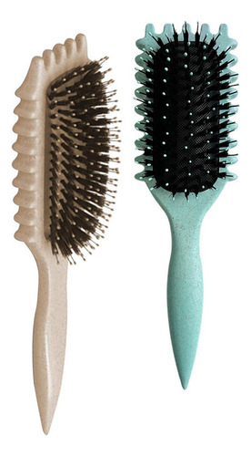 N Escova De Cachos 2pcs Escova De Estilo Bounce Curl Define