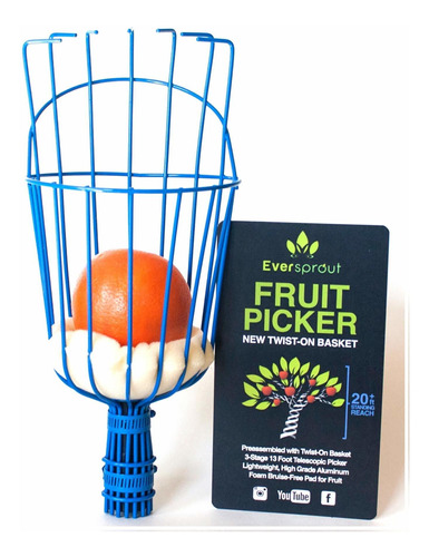 Eversprout Twist On Canastilla Giratoria Para Agarrar Fruta 