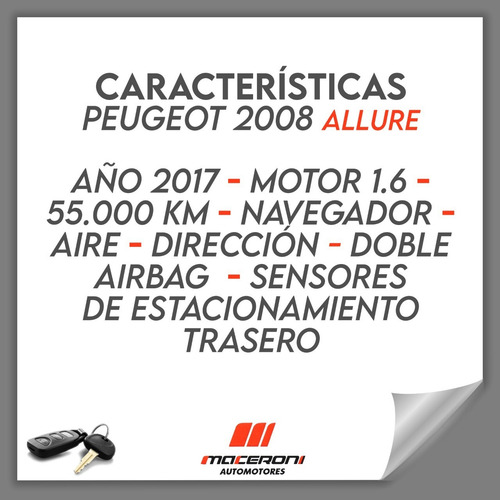 Peugeot 2008 1.6 Allure 2017