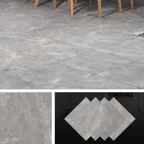 Vinilico Baldosa Autoadhesiva 30x30 Caja Color Gris