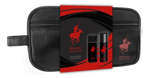 Set Edp Wellington Polo Club Black 90 Ml + Desodorante 150 M