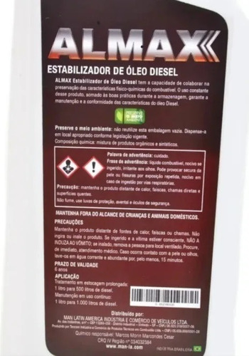 Imagem 3 de 5 de Aditivo Para Combustível Almax Diesel Amarok Volkswagen