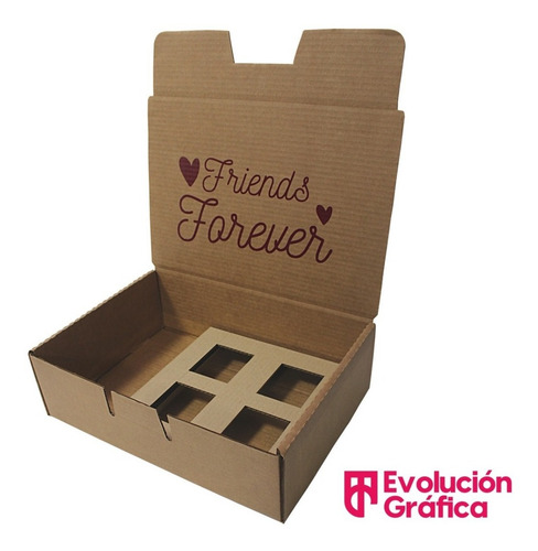 20 Caja Embalaje Para Botella Y 2 Botanas.