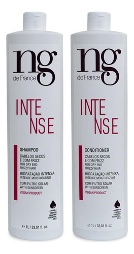 Ng De France Condicionador 1000ml + Shampoo Intense 1000ml