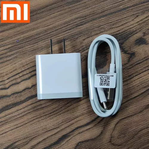 XIAOMI Cargador Xiaomi Original QC 3.0 + Cable Tipo C Carga Rápida