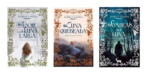 3 Libros Casañas Luna Larga + Quebrada + Sombras Plaza Janés