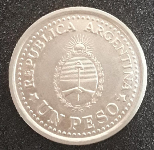 Moeda Un Peso Ano 1960 Comemorativa Argentina