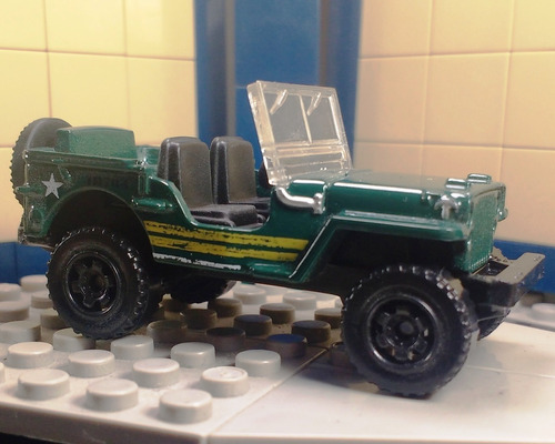 Priviet Army Jeep Willys Verde Matchbox Hw 1