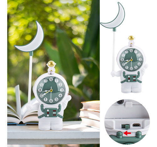 Adorno Para Reloj Con Forma De Astronauta B Night Light