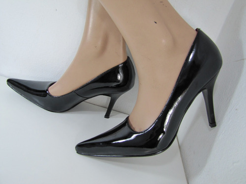 Zapatos Charol Negros Tallas 35-37-38-39 Y 40 Liquidación!!
